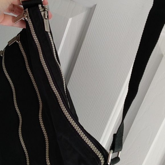 Baggallini Double Zip Top Crossbody Bag Organizer Travel Purse - Picture 8 of 13